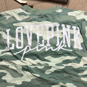 Green Camouflage Pink Sweatshirt